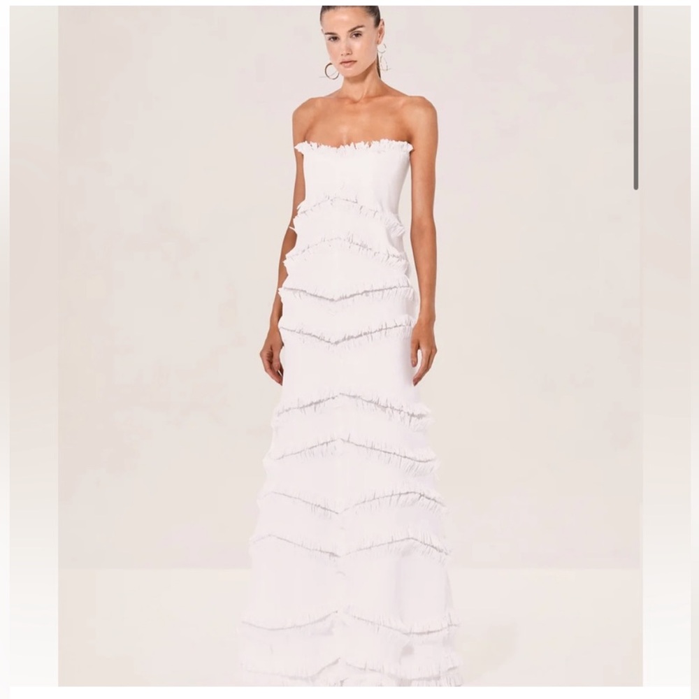 NWT Alexis Reeve Dress XS White Brand New w Tags